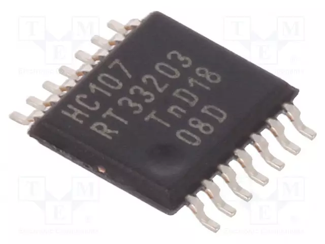 IC: DIGITAALINEN - JK UUDELLEEN LIIPAISTAVA - CH: 2 - IN: 4 - CMOS - SMD - Kiikut - 74HC107PW.112 - 1