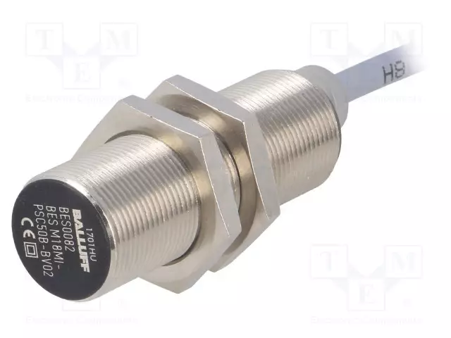 INDUKTIIVINEN ANTURI - OUT: PNP / NO - 0÷5MM - 12÷30VDC - M18 - 2M - IP67 - Teollisuus induktiiviset anturit - BES0082 - 1