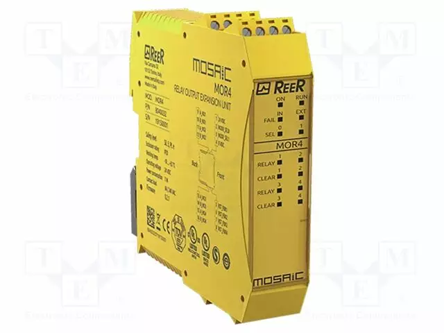 I/O LAAJENNUSMODUULI - PURISTAMINEN - 24VDC - IN: 4 - OUT: 4 - -10÷55°C - Turvakytkimet - säätömoduulit - 1100142 - 1