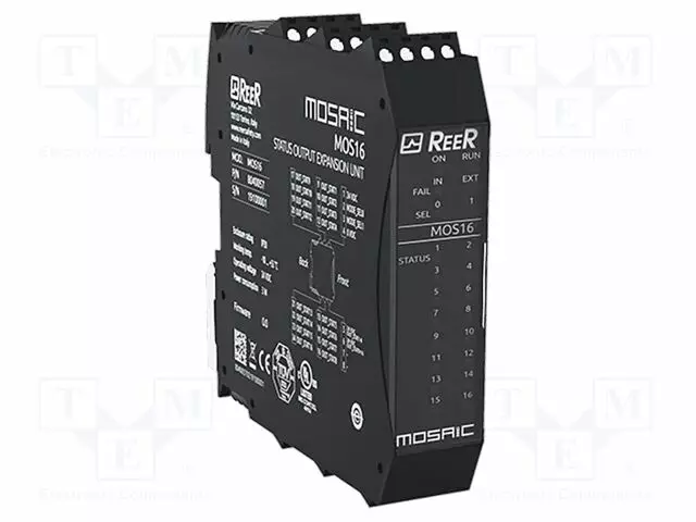 I/O LAAJENNUSMODUULI - RUUVI-24VDC - OUT: 16 - DIN-KISKOLLE - IP20 - Turvakytkimet - säätömoduulit - 1100092 - 1