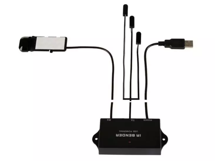 IR-KAUKO-OHJAINTOISTIN KOLMELLE LAITTEELLE - Valvontakameratarvikkeet - IREXT2 - 1