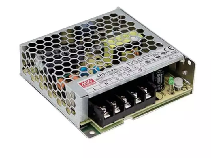 ITE SWITCHING POWER SUPPLY - SINGLE OUTPUT - 75 W - 12 V - CLOSED FRAME - FOR PROFESSIONAL USE ONLY - Teollisuushakkuriteholähteet - LRS-75-12 - 1