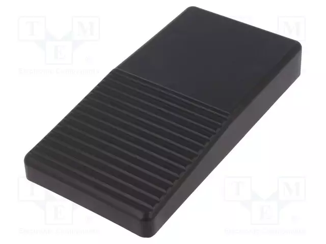 JALKAKYTKIN - ASENNOT: 1 - SPST-NO - 6A/250VAC - MUSTA - Jalkakytkimet - 02410.0301-02 - 1