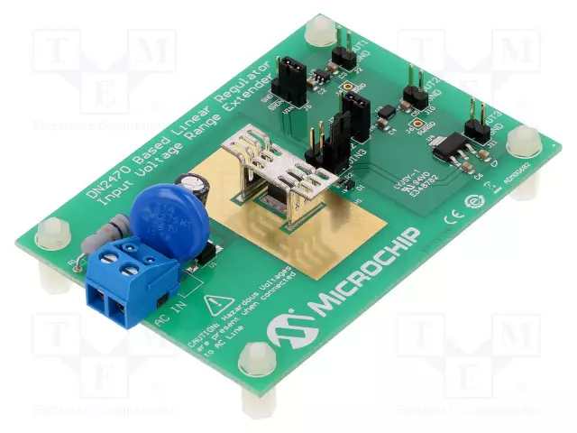 JÄNNITTEENSÄÄDINMODUULI - 3/3,3/5V - 10MA - Microchip kehityspaketit - ADM00682 - 1