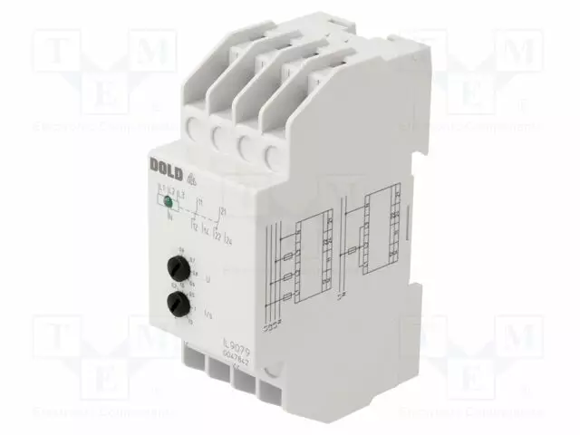 JÄNNITTEENVALVONTARELE - LIIAN MATALA JÄNNITE,VAIHEKATKO - DPDT - Valvontareleet - 0047842 - 1