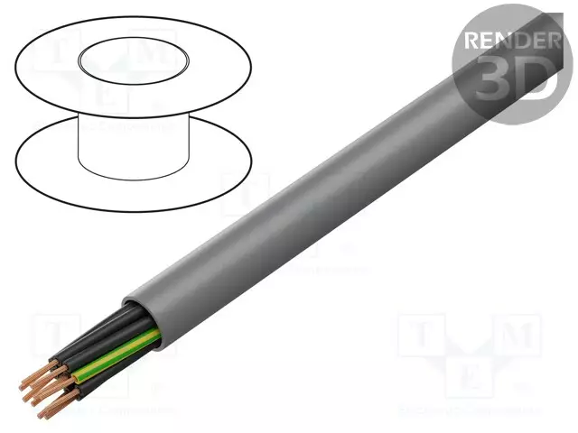 JOHTO - BIT 500 - 25G0,75MM2 - SUOJAAMATON - 300V,500V - CU - LANKA - Suojaamattomat moninapakaapelit - BITNER-S54512 - 1