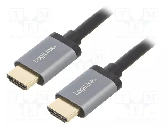 KAAPELI - HDMI-PISTOKE,MOLEMMIN PUOLIN - HDMI 2.0 - 3M - MUSTA - HDMI, DVI, DisplayPort johdot - CHA0102 - 1