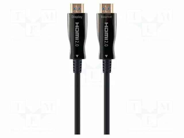 KAAPELI - HDMI-PISTOKE,MOLEMMIN PUOLIN MUSTA - HDMI, DVI, DisplayPort johdot - CCBP-HDMI-AOC-80M2 - 1