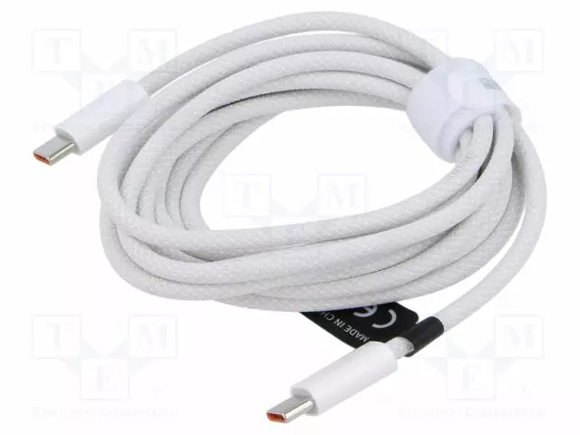 KAAPELI - HIGH SPEED,USB 2.0 - USB C PISTOKE,MOLEMMIN PUOLIN - 2M - USB kaapelit ja adapterit - CALD000302 - 1