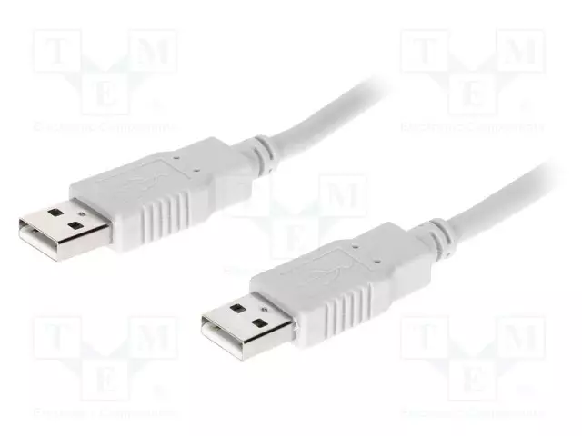 KAAPELI - USB 2.0 - USB A PISTOKE,MOLEMMIN PUOLIN - 2M - USB kaapelit ja adapterit - BQC-USB2AA2 - 1