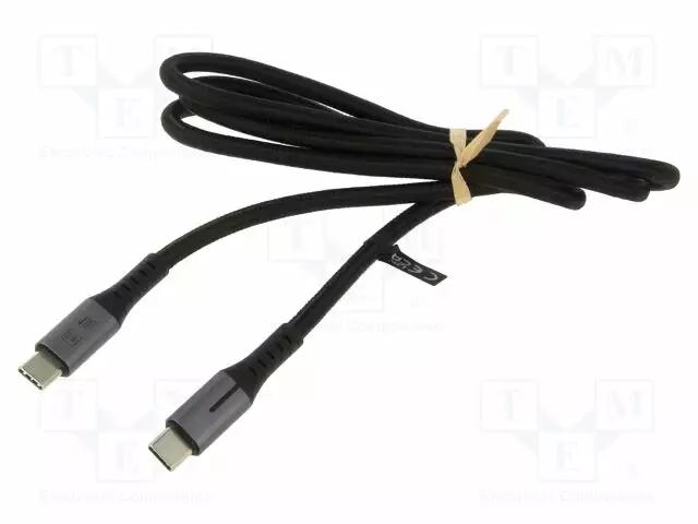 KAAPELI - USB 3.2 GEN 2X2 - USB C PISTOKE,MOLEMMIN PUOLIN - 1M - USB kaapelit ja adapterit - CU0432 - 1