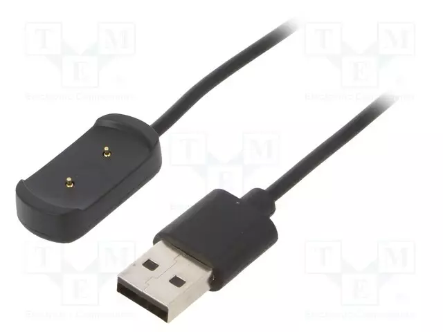 KAAPELI: ÄLYKELLON LATAAMISEEN - XIAOMI - 1M - 1A - MUSTA - USB kaapelit ja adapterit - AK-SW-02 - 1
