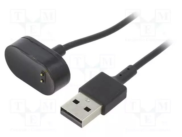 KAAPELI: ÄLYKELLON LATAAMISEEN - FITBIT - 1M - 1A - MUSTA - USB kaapelit ja adapterit - AK-SW-32 - 1