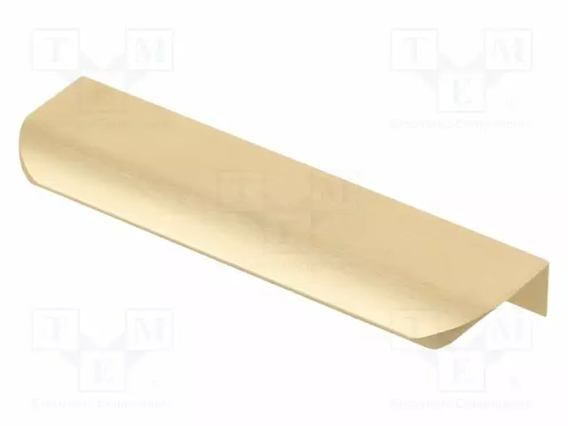 KAHVA - ALUMIINI - KULTA - H: 17MM - L: 150MM - W: 40MM - HEXA - Koteloiden lisätarvikkeet - GTV-UA-HEXA-96-22 - 1