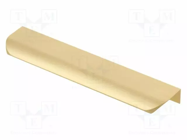 KAHVA - ALUMIINI - KULTA - H: 17MM - L: 190MM - W: 40MM - HEXA - Koteloiden lisätarvikkeet - GTV-UA-HEXA-160-22 - 1