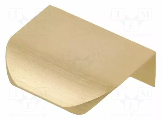 KAHVA - ALUMIINI - KULTA - H: 17MM - L: 50MM - W: 40MM - HEXA - Koteloiden lisätarvikkeet - GTV-UA-HEXA-32-22 - 1