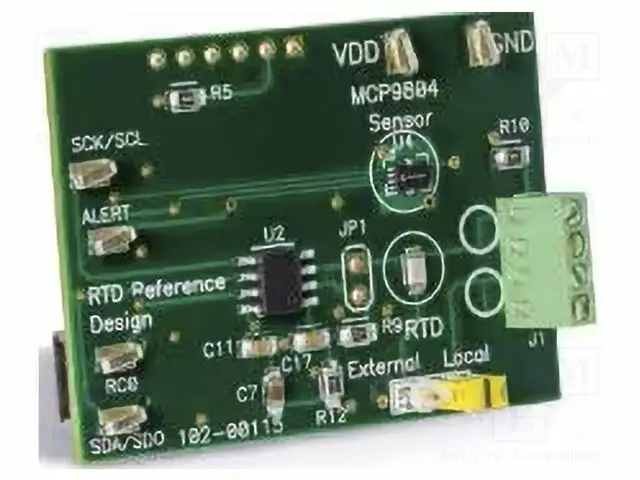 KEHITYSALUSTA - MICROCHIP - KOMPONENTIT: MCP3551 - Microchip kehityspaketit - TMPSNSRD-RTD2 - 1
