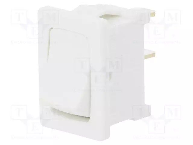 KEINUKYTKIN - SPST - AS: 2 - ON-OFF - 10A/250VAC - VALKOINEN - IP40 - EI OLE - Keinukytkimet - 01801.1101-02 - 1
