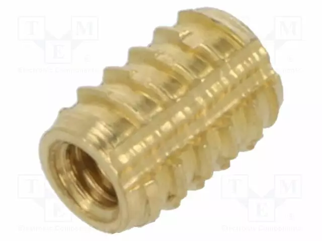 KIERREINSERTTI - MESSINKI - M2 - BN 37915 - PIT: 4,8MM - MUOVIIN - Kierreinsertit - KVT-136M2 - 1