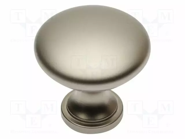 KNOB - Ø: 30MM - H: 29MM - ZAMAK - TERNI - PLATING: GALVANIZED - FURNITURE - Sormiruuvit ja nupit - GTV-GZ-TERNI-1-02 - 1