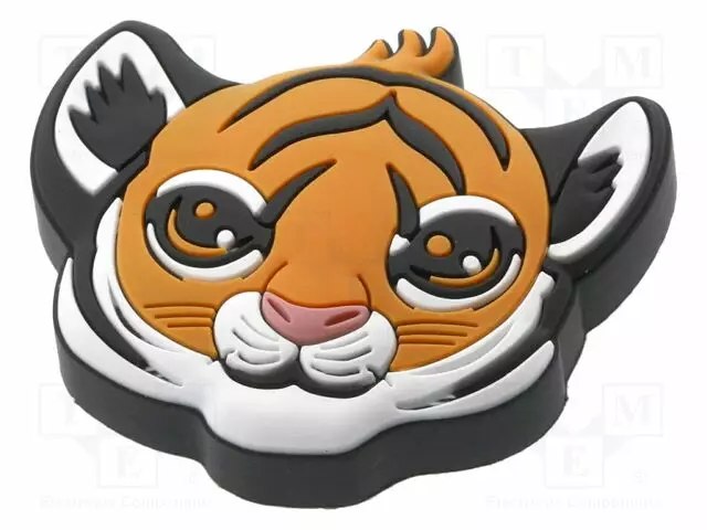 KNOB - H: 40MM - RUBBER,ZAMAK - W: 47MM - FOR CHILDRENS - KID - FURNITURE - Sormiruuvit ja nupit - GTV-UM-KID-I-002 - 1