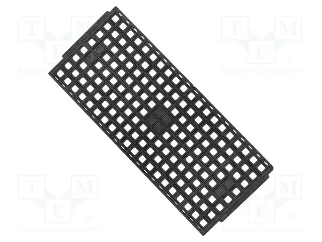 KOMPONENTTIALUSTA - ESD - 10X10X1MM - MUSTA - 140°C - TQFP - WAFFLE TRAY - ESD toimistotarvikkeet - ATS-030-0322 - 1