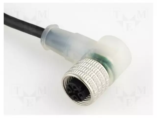 KAAPELI: ANTUREITA/AUTOMATIIKKAA VARTEN - M12 - PIN: 3 - KULMA - Teollisuus anturikaapelit - ELWIKAKV227042 - 1