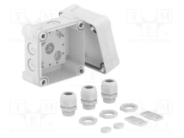 KYTKENTÄRASIA - X: 114MM - Y: 95MM - Z: 72MM - POLYKARBONAATTI - Kytkentärasiat - OBO-2005032 - 1