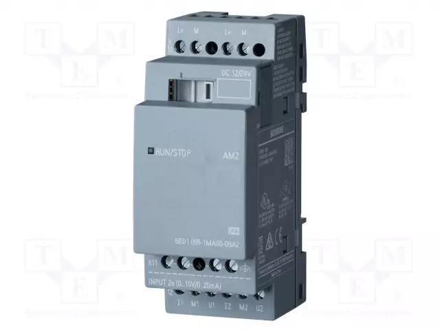 AUTOMATION MODULE: EXTENSION - 12÷24VDC - FOR DIN RAIL MOUNTING - Ohjelmoitavat releet - 6ED1055-1MA00-0BA2 - 1