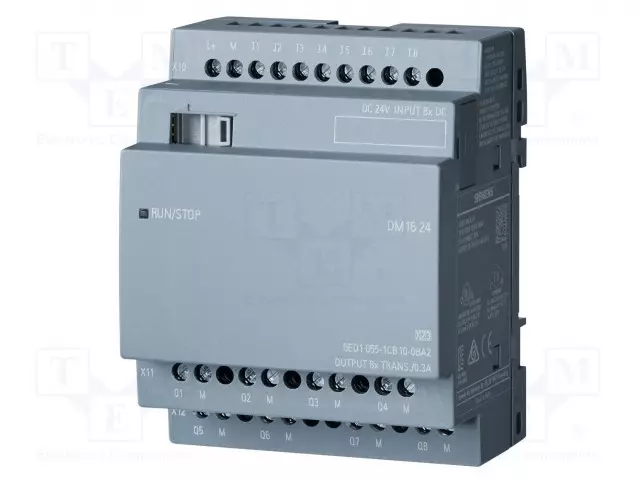 AUTOMATION MODULE: EXTENSION - IN: 8 - OUT: 8 - OUT 1: TRANSISTOR - Ohjelmoitavat releet - 6ED1055-1CB10-0BA2 - 1