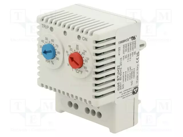 LÄMPÖTILA JA KOSTEUSANTURI - 20÷90%RH - UVIRT: 230VAC - IP20 - Teollisuus kosteusanturit - ALFA-ETUH22 - 1