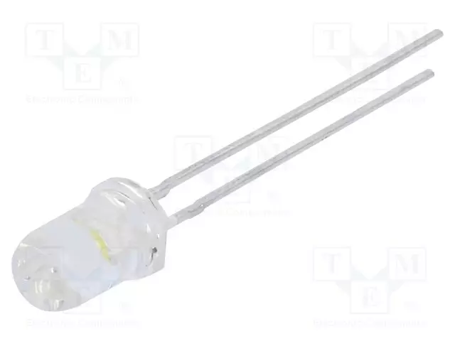 LED - KYLMÄVALKOINEN - 5MM - 20150÷46100MCD - 15° - ETUOSA: KUPERA - Pyöreät LEDit - C503C-WAN-CBBDB152 - 1