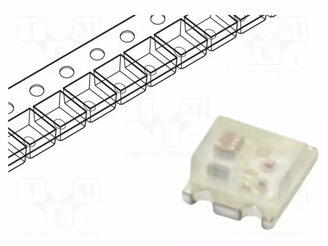 LED - RGB - VILKKUVA,KOLMIVÄRINEN - 120° - 2÷3,5VDC - 2X1,8MM - 2018 - Efektiledit - LL-FS197ERGBC-F2 - 1