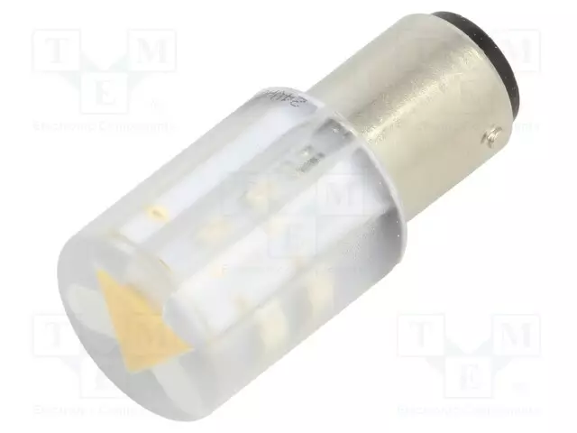 LED LAMPPU - KELTAINEN - BA15D,T20 - 24VDC - 24VAC - MUOVI - -20÷60°C - Merkkivalot ja pienoislamput - 18560352 - 1