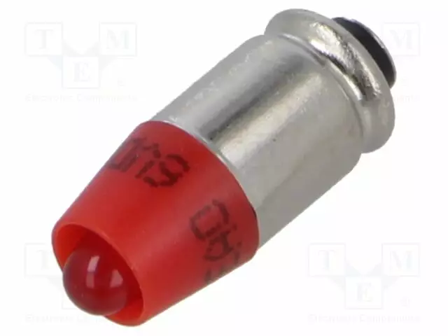 LED LAMPPU - PUNAINEN - 6VDC - DIODIEN LM: 1 - Merkkivalot ja pienoislamput - 10-2J06.3142 - 1