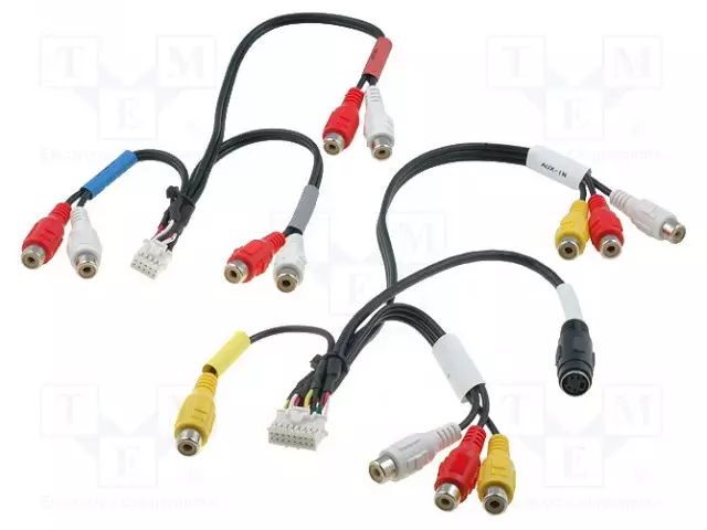LIITIN - ALPINE - RCA,S-VIDEO - Radiopaneelien liittimet - CONN.ALPINE.02 - 1