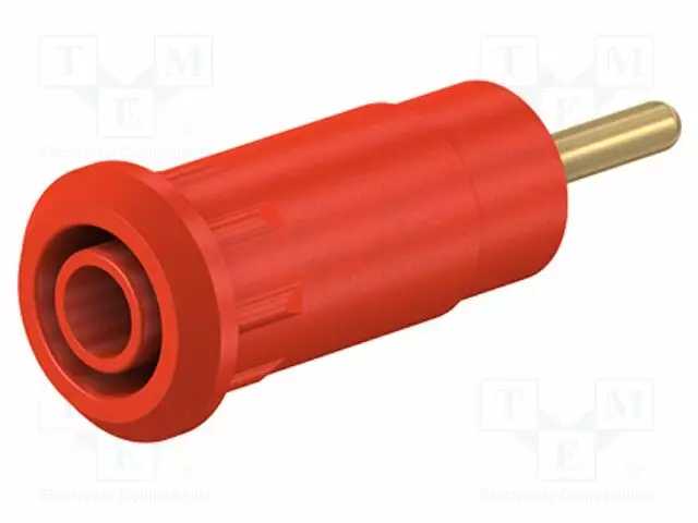 LABORATORY CONNECTOR: 1,5MM BANANA - SOCKET - OVERALL LEN: 29MM - Banaanijatkoliittimet - MEB1.5-R-22 - 1