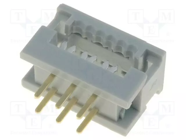 LIITIN: IDC - UROS - PIN: 6 - SEK - SUORA - IDC,THT - - 2,54MM - 2X3 - IDC liittimet - 09181069622 - 1