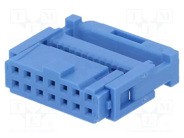 LIITIN: IDC - PISTOKE - NAARAS - PIN: 14 - KULMA - IDC - - 2X7 - IDC liittimet - 2-1658527-2 - 1