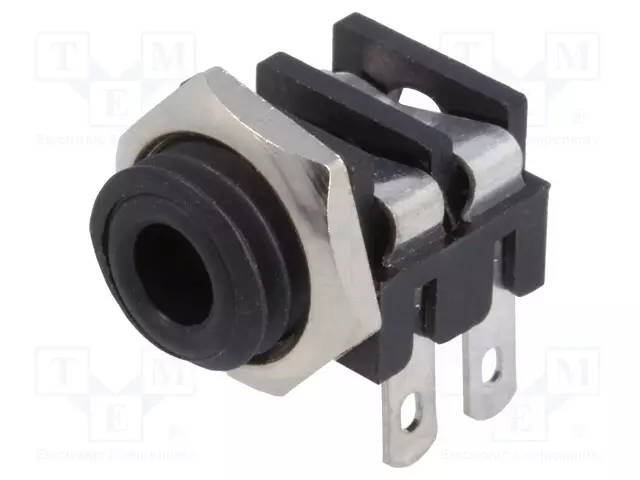 LIITIN: JACK 3,5MM - N LIITINAARAS - MONO - NAVAT: 2 - JUOTETTAVA - Plugit ja jakit - CL1382 - 1