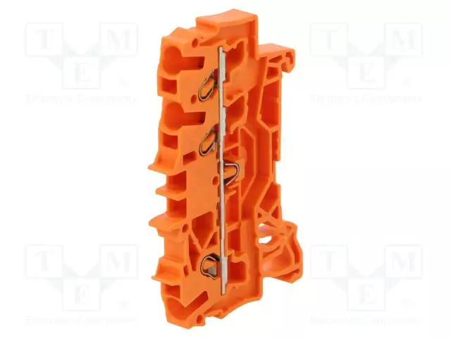 LIITIN: KISKO-2002 - 24A - 800V - DIN-KISKOLLE - JOUSIPURISTIN - TS35 - Kiskoliittimet - 2002-1302 - 1