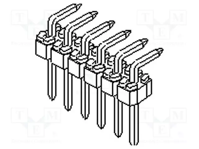 LIITIN: PIN - PIN-LIITIN - UROS - PIN: 2 - THT - C-GRID III - 3A - 2,54MM - Piikkirimaliittimet - MX-90121-0762 - 1