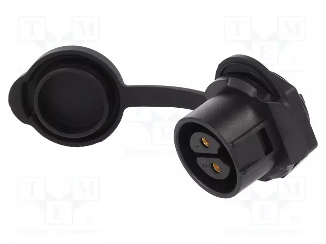 LIITIN: PYÖREÄT - PISTORASIA - KOKO 20 - 02 - NAARAS - PIN: 2 - 500V - 20A - Erikoisliittimet - 0272-02 - 1