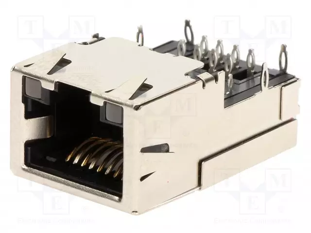 LIITIN: RJ45 - PISTORASIA - PIN: 8 - CAT: 5 - MATALAN PROFIILIN - 8P8C - RJ liittimet - 1888250-2 - 1