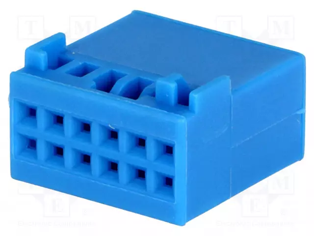 LIITTIMEN KOTELO - PISTOKE - QUADLOCK - PIN: 12 - VW 2011-> - SININEN - Autoradiion littimet ja liitinkotelot - 800002 - 1