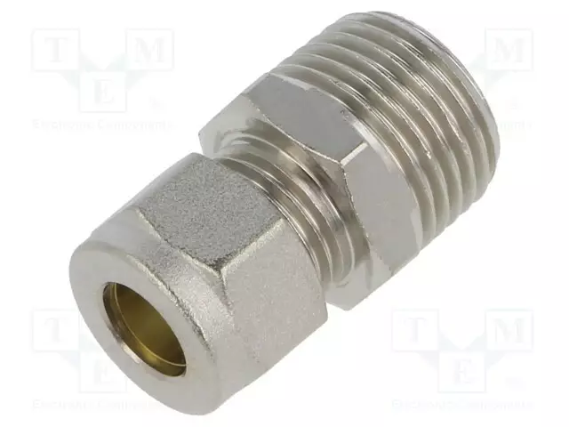 KIERTEINEN LIITIN - R 1/2" ULKOINEN - NIKKELÖITY MESSINKI - 10MM - Teollisuuskalusteet - 10480NO-10-12 - 1