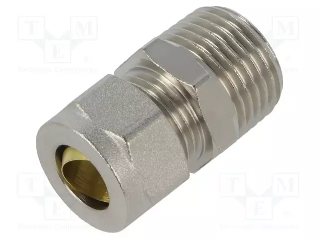 KIERTEINEN LIITIN - R 1/2" ULKOINEN - NIKKELÖITY MESSINKI - 12MM - Teollisuuskalusteet - 10480NO-12-12 - 1