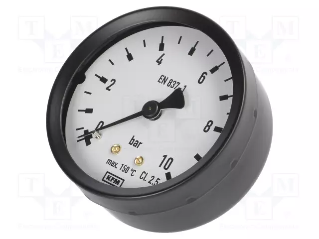 MANOMETRI - 0÷6BAR - LUOKKA: 2,5 - 40MM - LÄMP: -20÷60°C - MUOVI - 111.12 - Manometrit ja painemittarit - 111.12-12566862 - 1