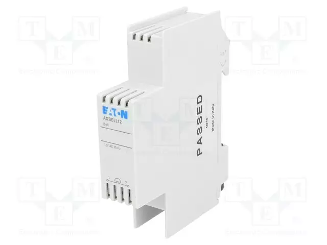 MERKINANTOLAITE - 12VAC - IP20 - DIN-KISKOLLE - 17,5X85X60MM - Sulakeasennustarvikkeet - ASBELL12 - 1