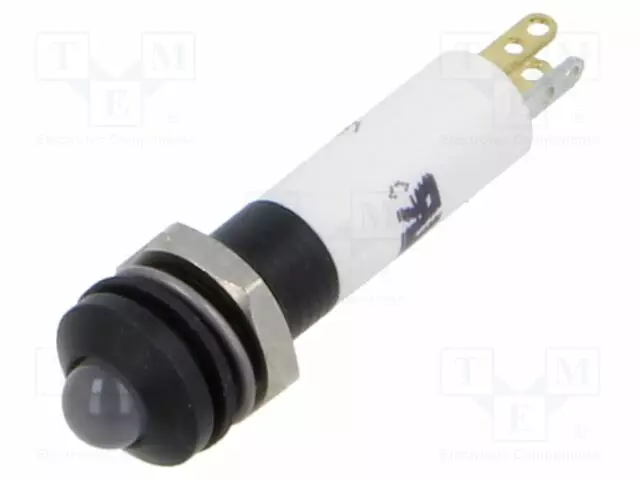 MERKKIVALO: LED - KUPERA - PUNAINEN/VIHREÄ/KELTAINEN - 12VDC - Ø8MM - Merkkivalot ja pienoislamput - 19TR1A12 - 1